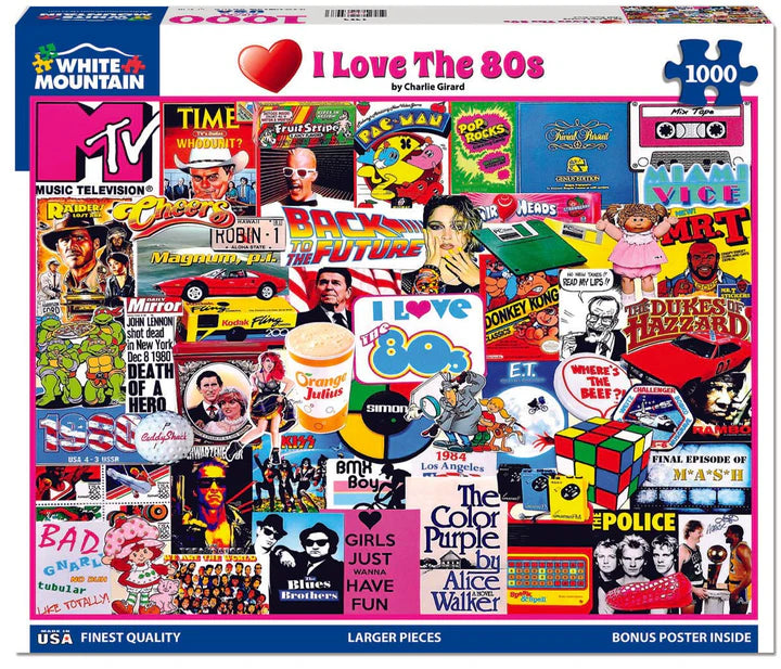 I Love the 1980's - 1000 Pieces