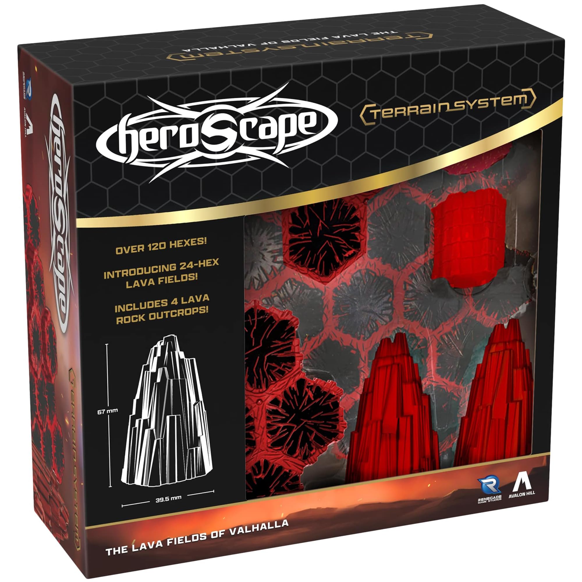 Heroscape Terrain Expansion - The Lava Fields of Valhalla