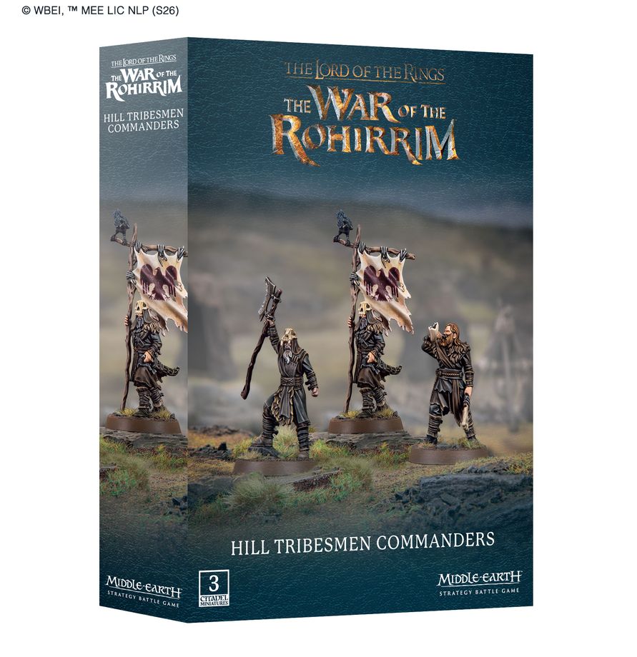 Middle Earth SBG Hill Tribesmen Commanders