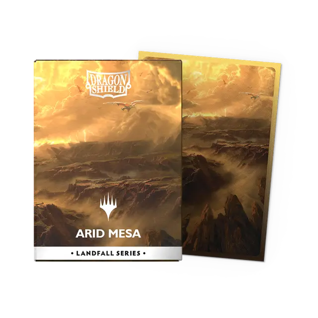 Dragon Shield Dual Matte MTG Landfall Series - Arid Mesa (100ct)