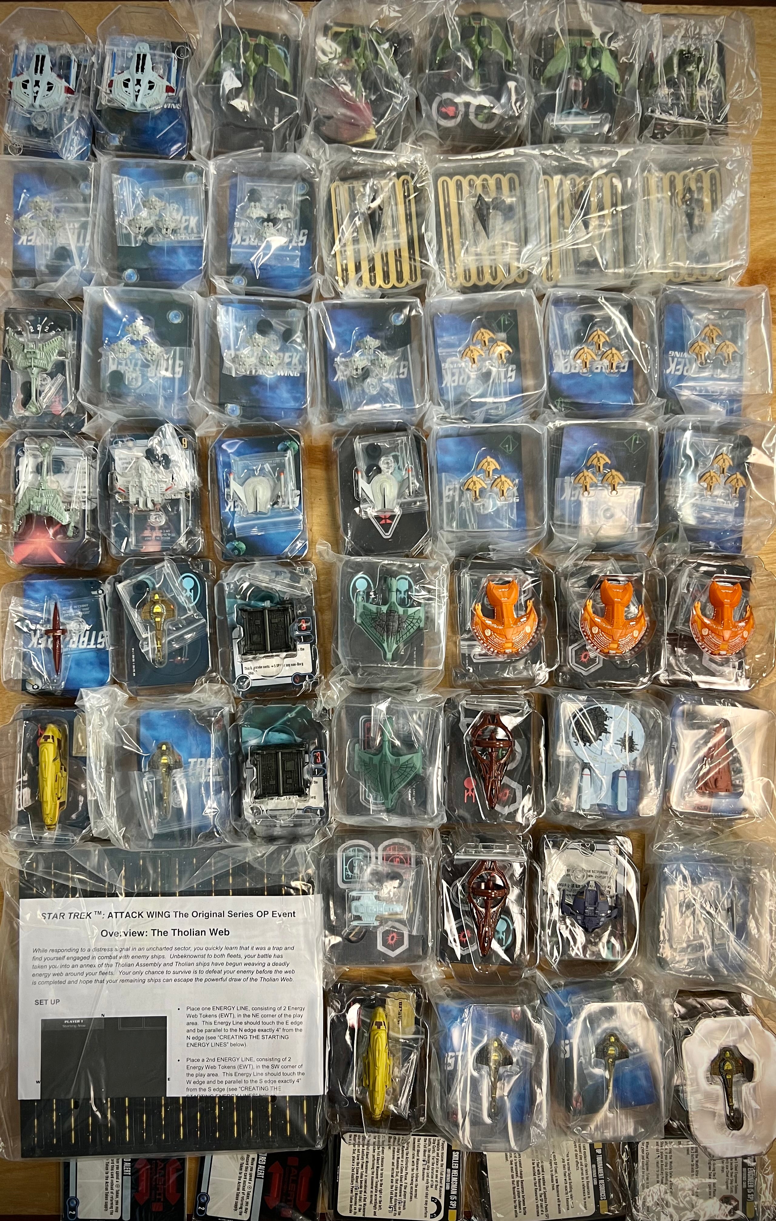 Star Trek Attack Wing  Lot of 50 Packs (OOP)