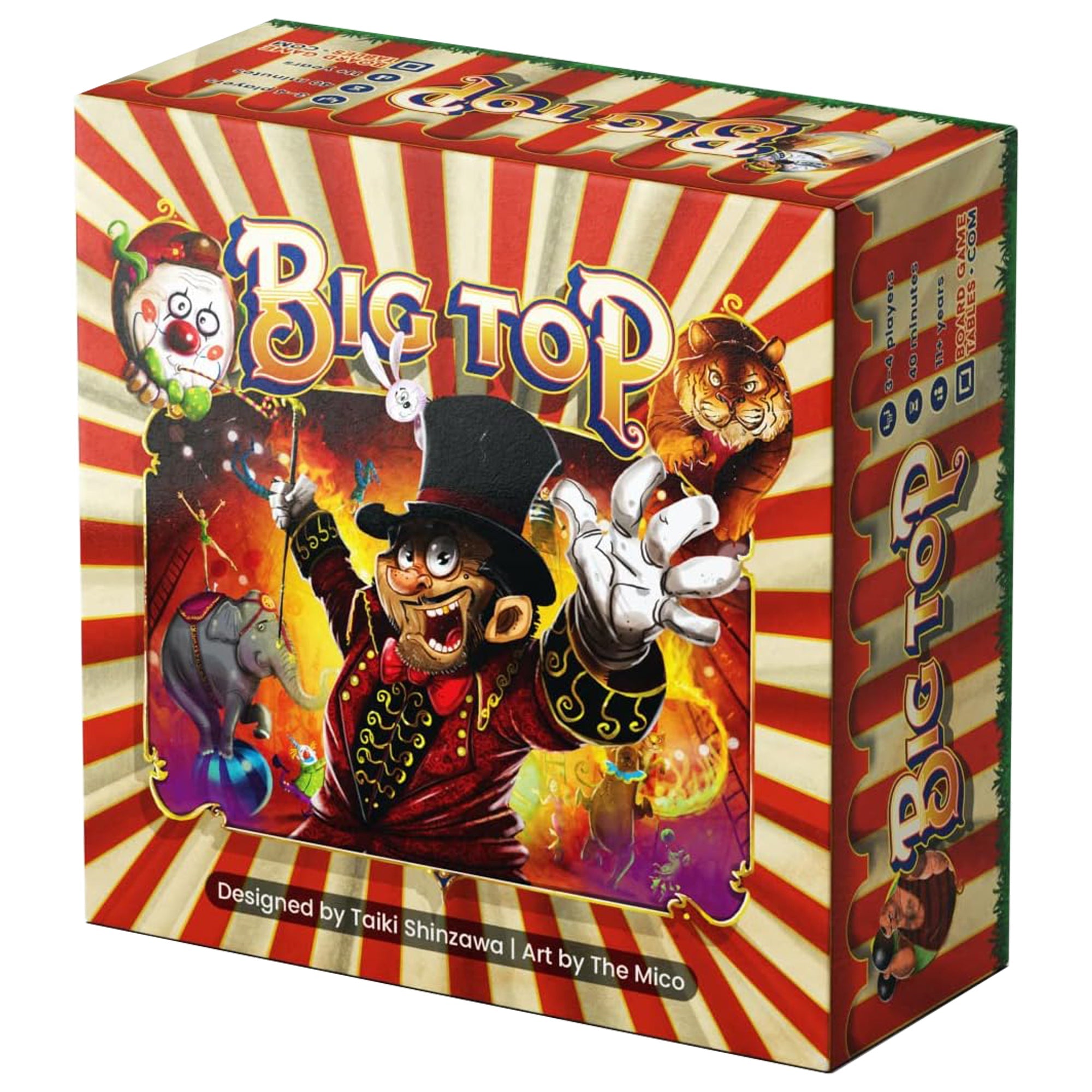 Big Top board game box cover