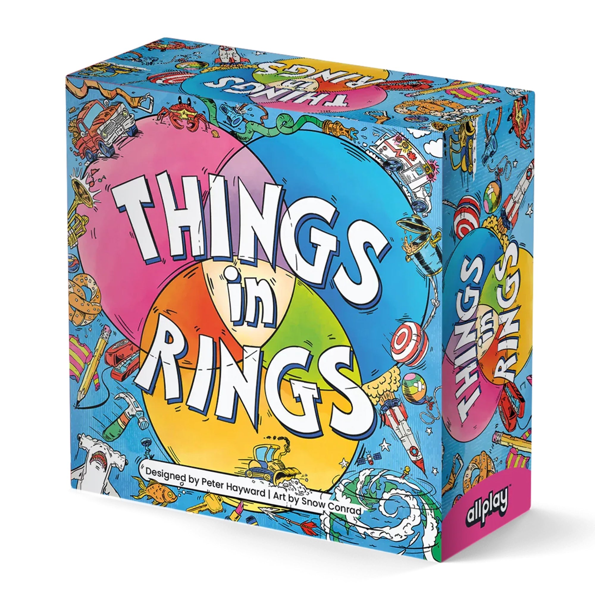 Things in Rings party game box cover