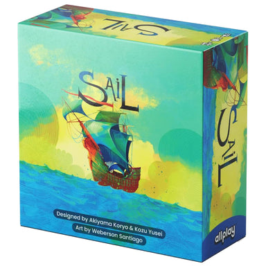Sail board game box cover