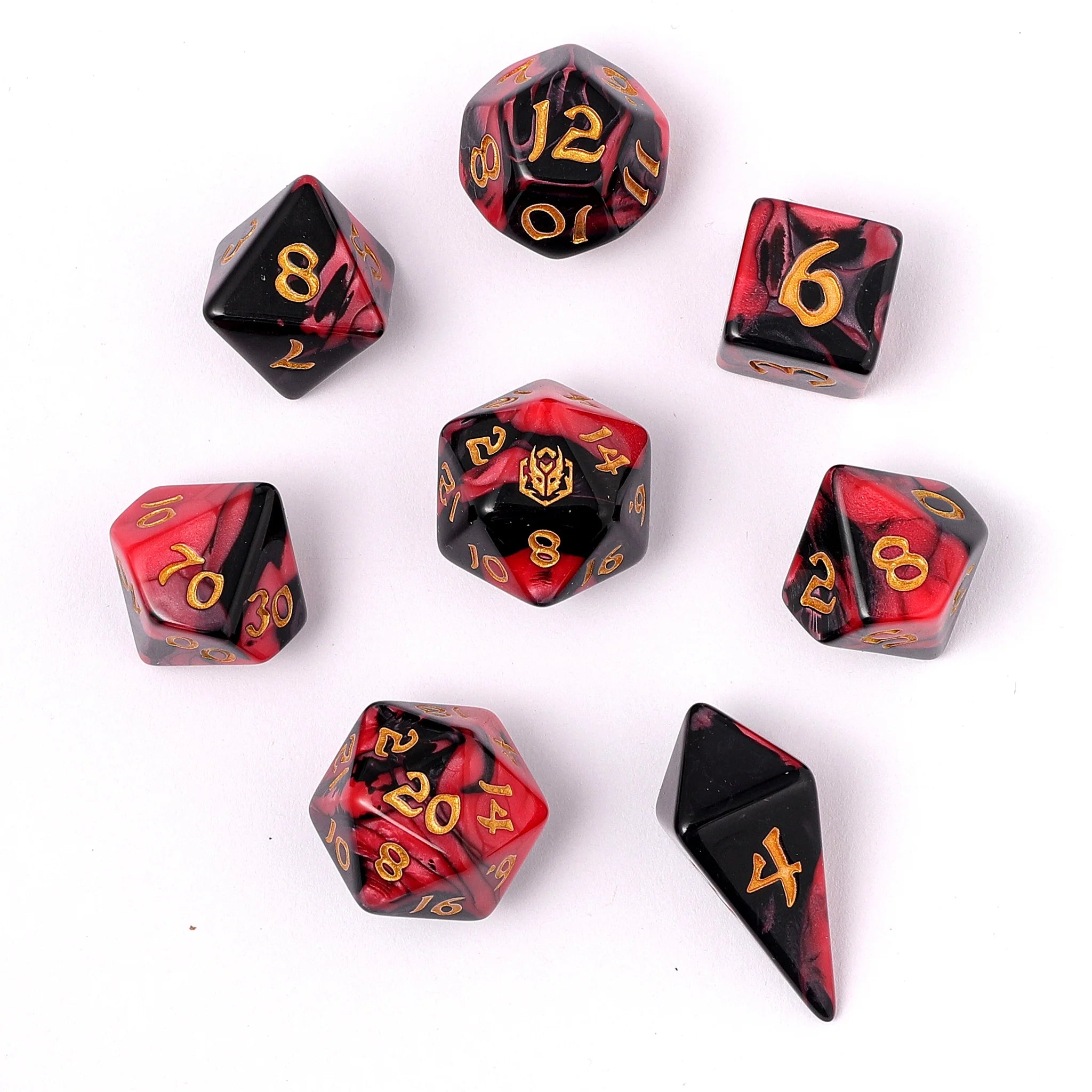 Wyrmforged RPG Dice Set – Blood Pact