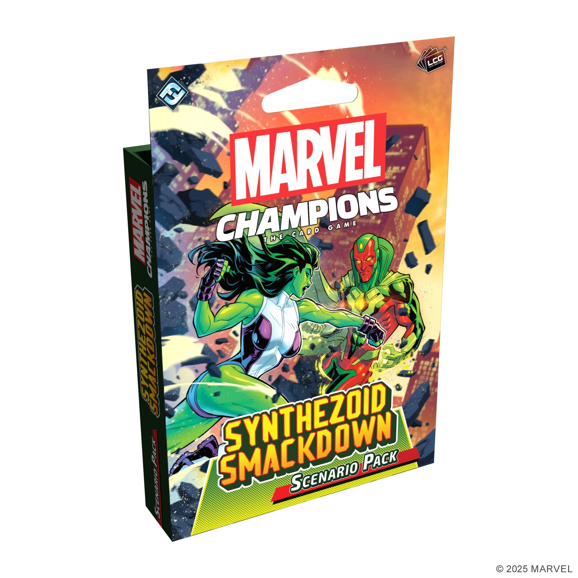 Marvel Champions Synthezoid Smackdown Scenario Pack box cover