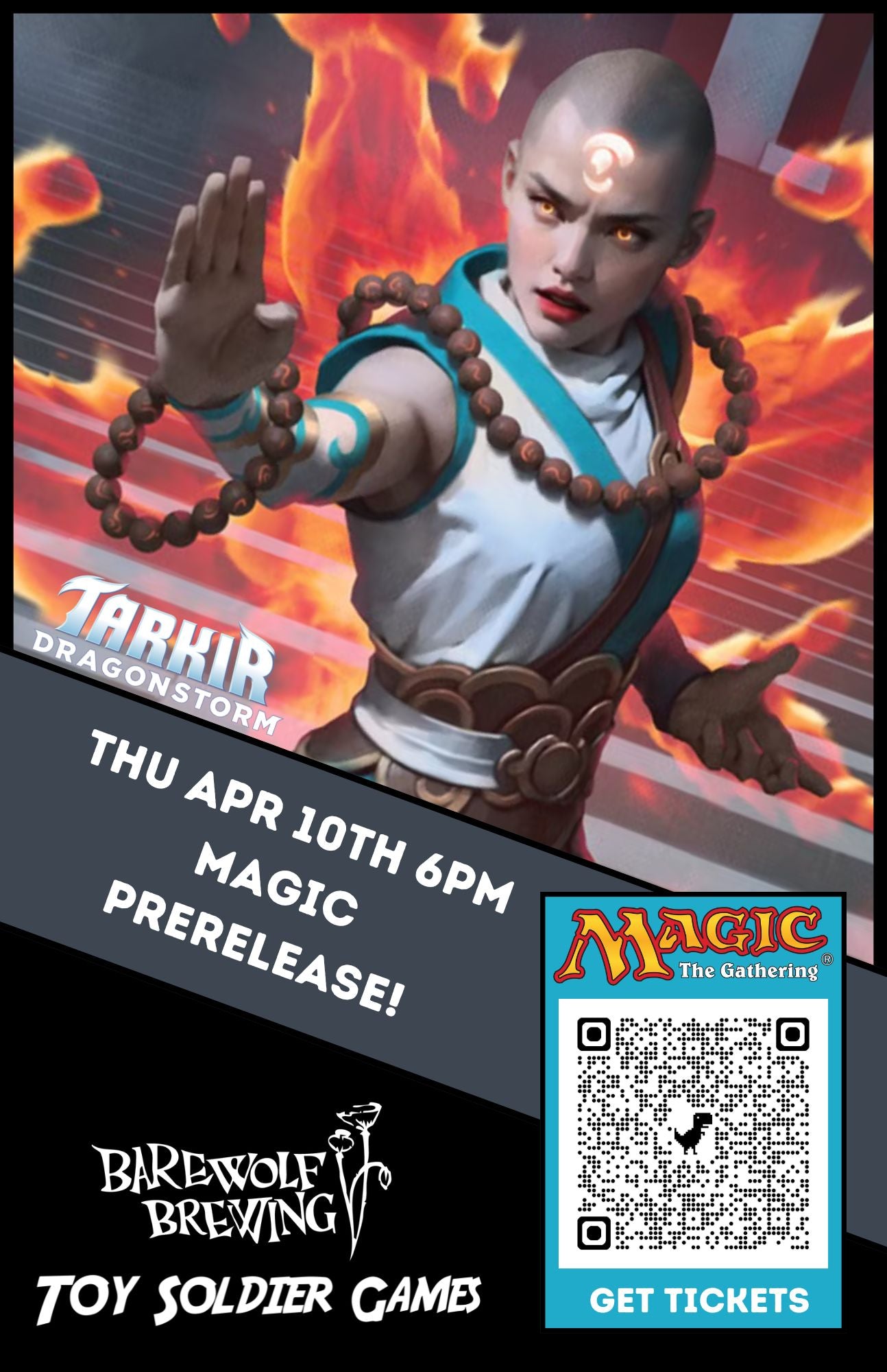 Tarkir Dragonstorm Prerelease at BareWolf Brewing April 10th 2025