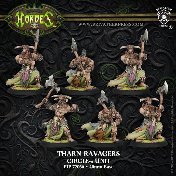 Hordes Circle Orboros Tharn Ravagers (OOP, Metal)