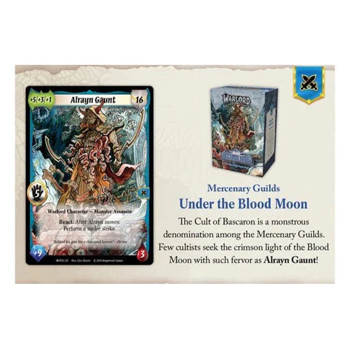 Warlord CCG: Under the Blood Moon Starter Deck