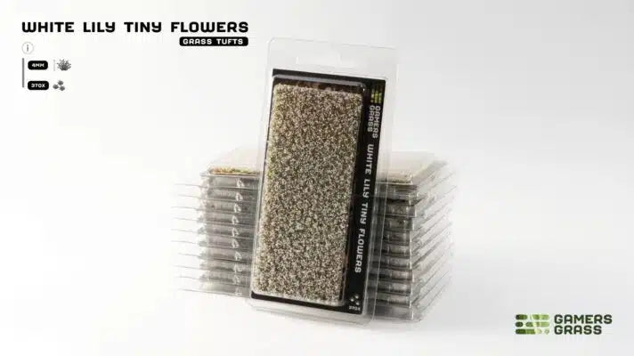 Gamers Grass White Lily Tiny Flowers