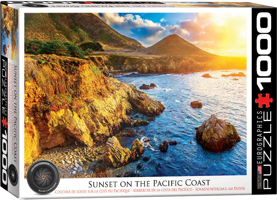 Sunset on Pacific Coast