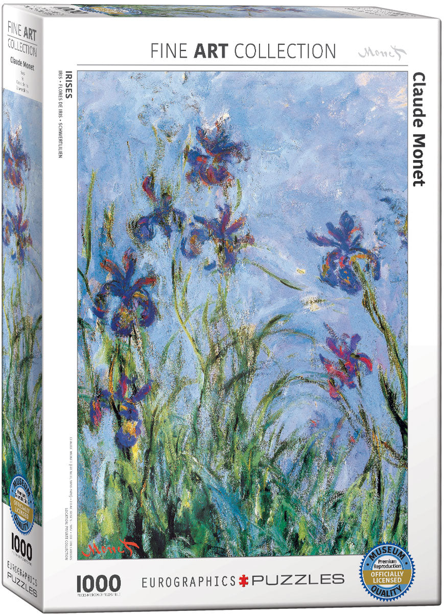 Irises by Monet