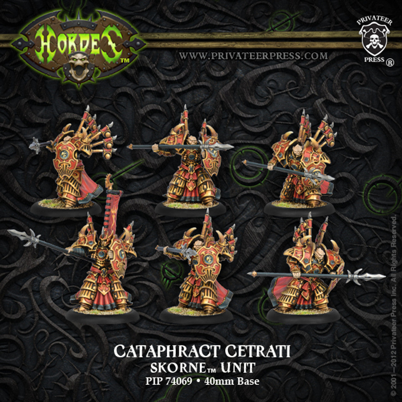 Hordes Skorne: Cataphract Cetrati (Unit)