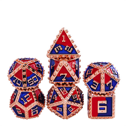 Page's Brigandine Armor RPG Metal Dice Set