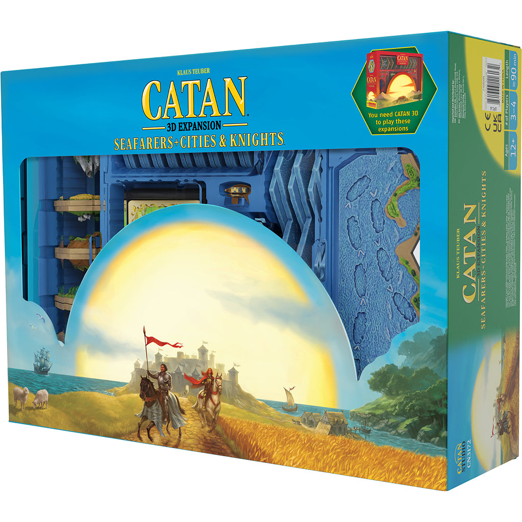 3D Catan Seafarers + Cities & Knights Expansion
